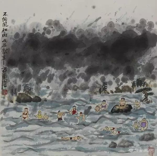 方召麐绘画作品欣赏 名人名家 第17张