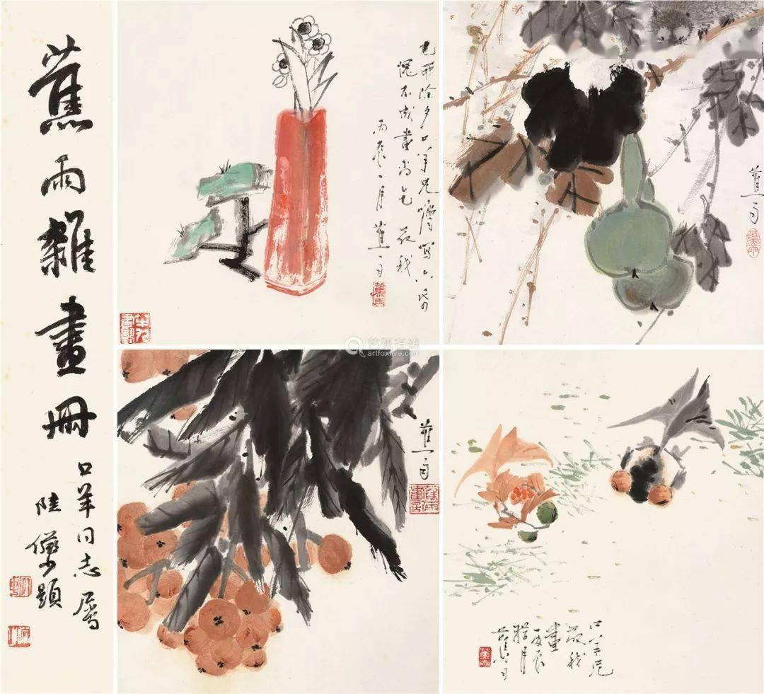 蕉雨：江寒汀大弟子，模仿虚谷出神入化 名人名家 第9张