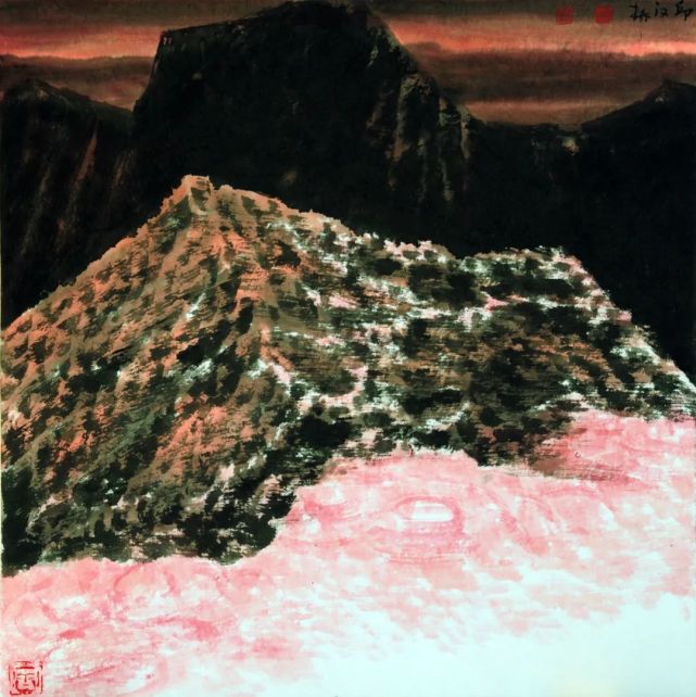 画家邱汉桥：传统文化与现代意识相结合的珍果“锤头皴” 名人名家 第3张