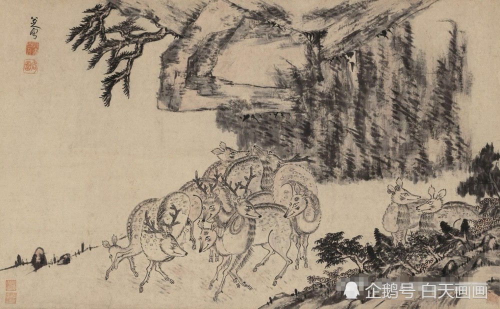影响后世众多名家的“白眼”画家，八大山人 名人名家 第8张