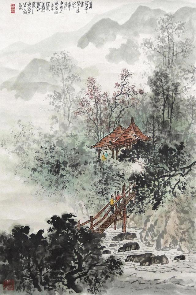 山水画家黄纯尧，为时代作证，替江山代言 名人名家 第18张