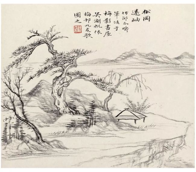 吴湖帆：山水画设色风格 名人名家 第20张