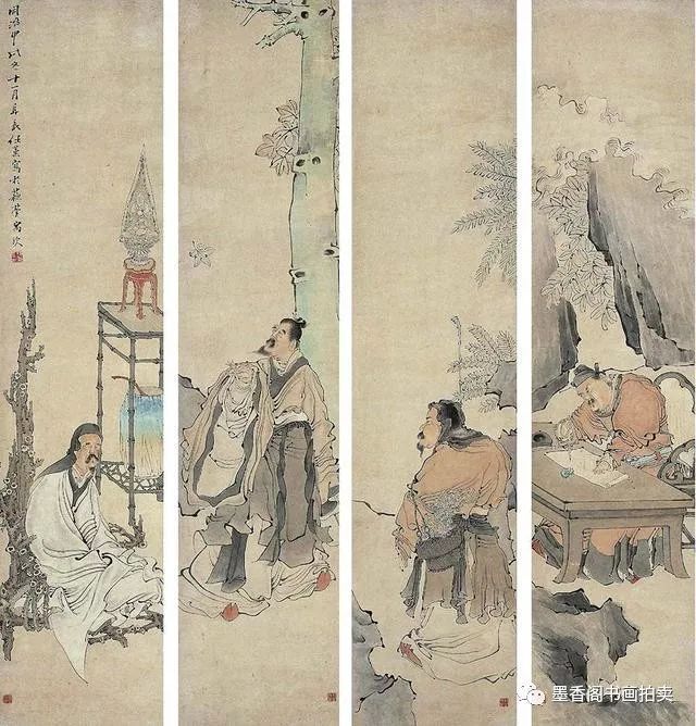 任薰——画画题材包罗万象、意境则以神韵取胜 名人名家 第30张