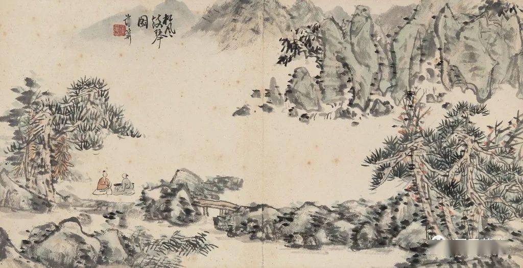 蒲华 笔下的山水：纵放恣肆，水墨淋漓 名人名家 第21张