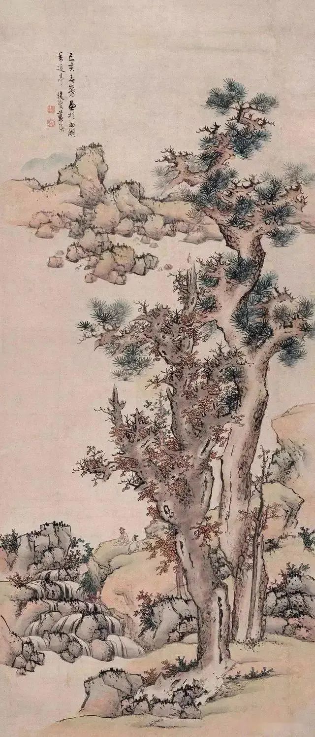 蓝瑛：崛起于江南,独开门派的绘画大师 名人名家 第11张