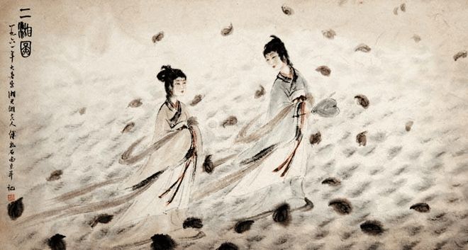 傅抱石——独创水景、雨景和抱石皴画法，山水画革新的又一巅峰 名人名家 第38张
