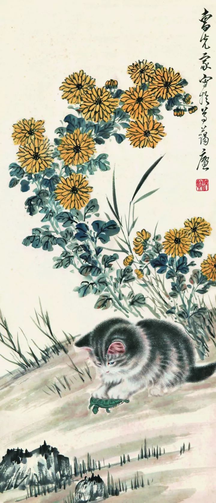 画猫一绝｜他笔下的猫们活泼精灵、人见人爱 名人名家 第74张