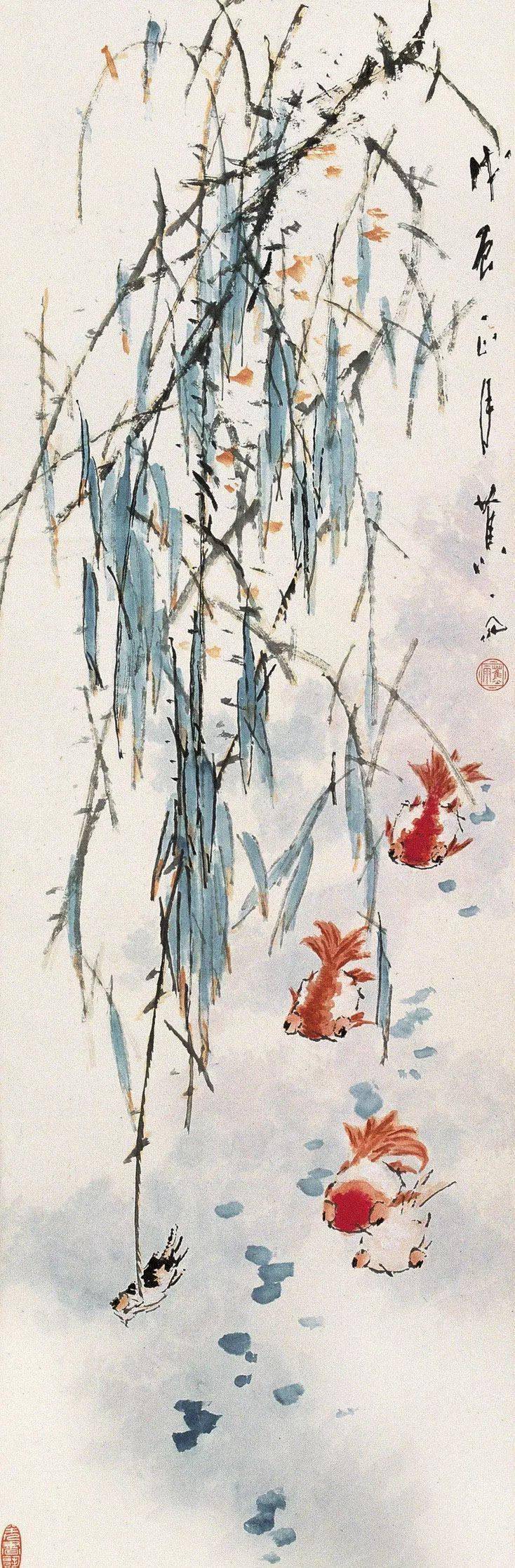 蕉雨：江寒汀大弟子，模仿虚谷出神入化 名人名家 第19张