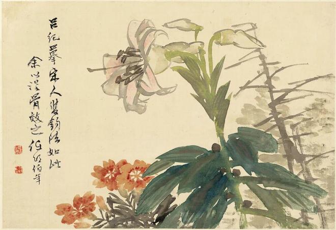 任伯年高清花鸟画欣赏 名人名家 第16张