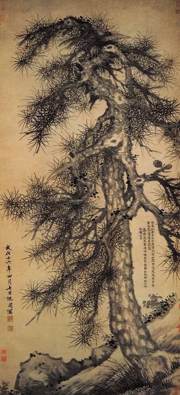 沈周的粗笔山水,凝练了一生的笔墨功夫 名人名家 第41张-墨韵书香 沈周的粗笔山水,凝练了一生的笔墨功夫 名人名家 第41张