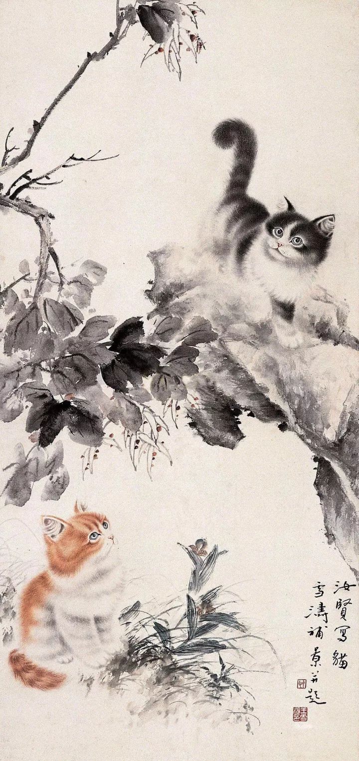 画猫一绝｜他笔下的猫们活泼精灵、人见人爱 名人名家 第59张