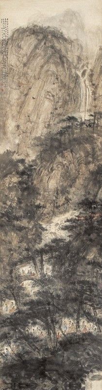 傅抱石——独创水景、雨景和抱石皴画法，山水画革新的又一巅峰 名人名家 第15张