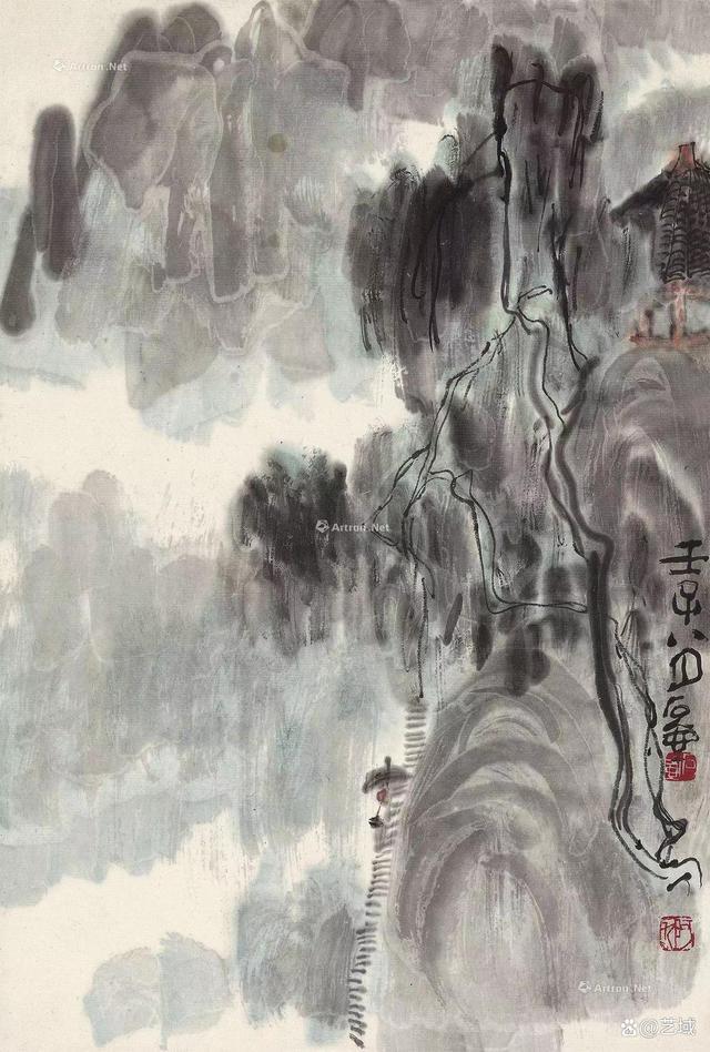 陈子庄山水画赏析 名人名家 第20张