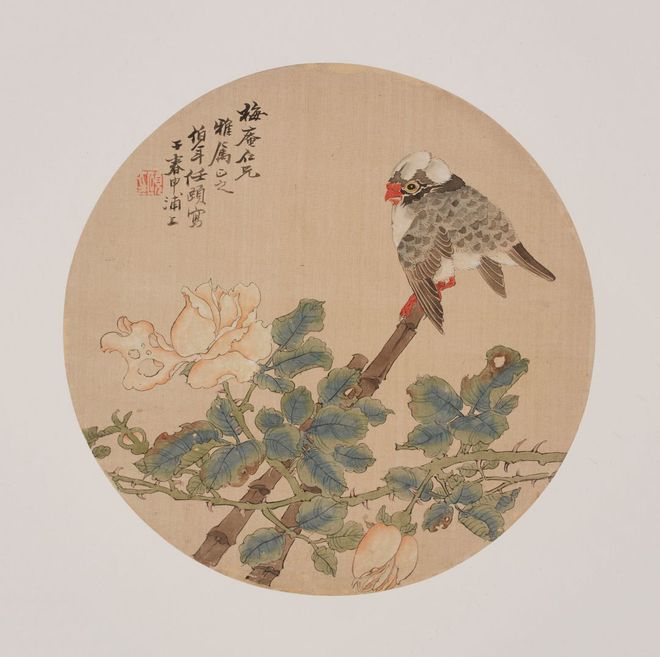 任伯年高清花鸟画欣赏 名人名家 第43张