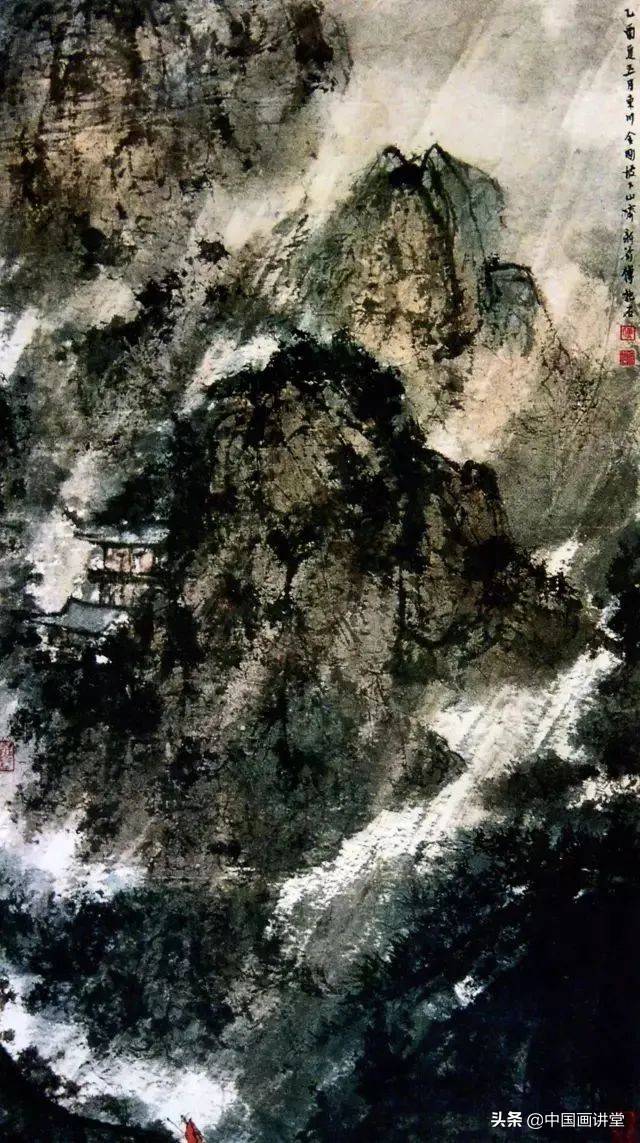 傅抱石的“散锋笔法”：如何让山水画动起来 名人名家 第6张