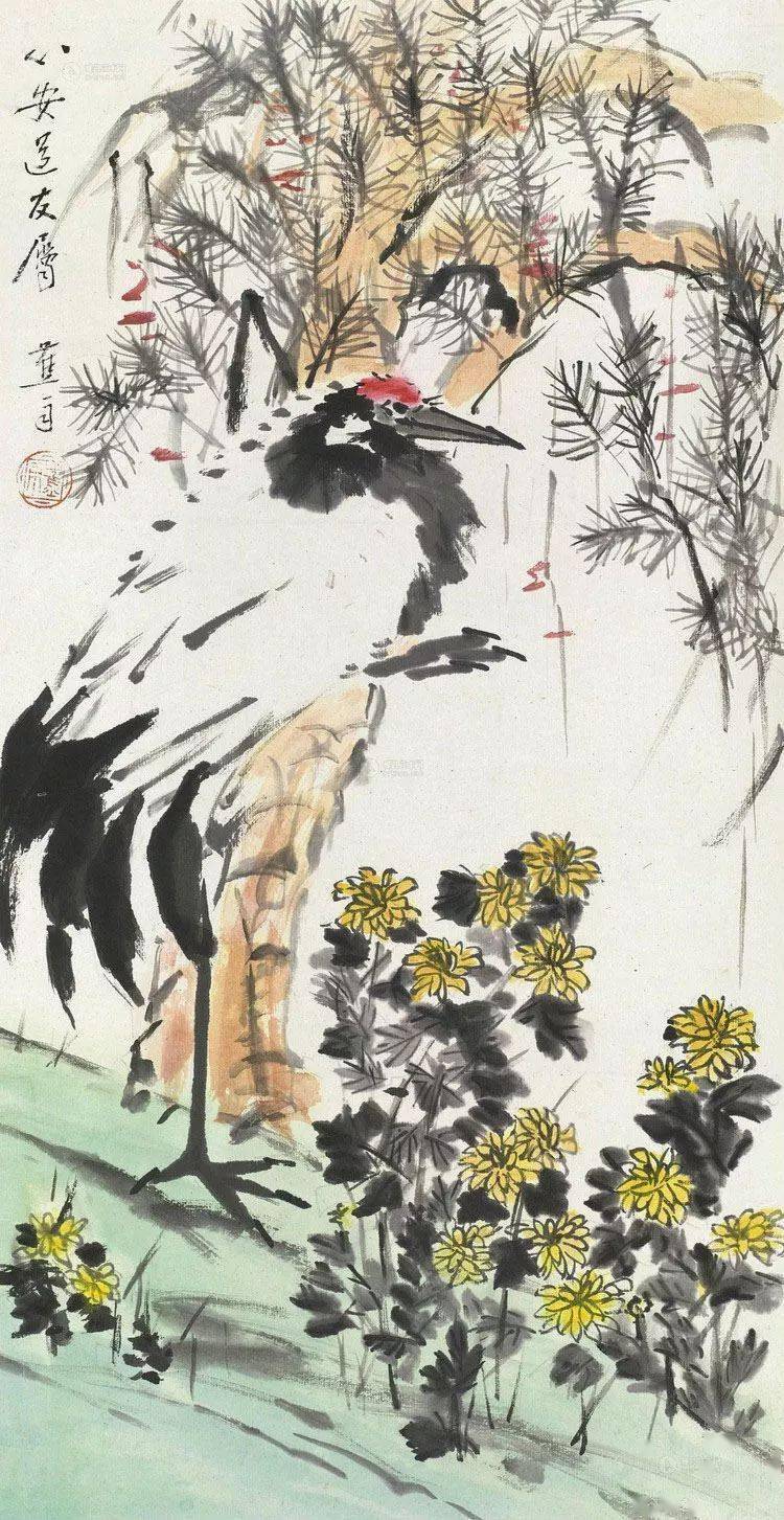 蕉雨：江寒汀大弟子，模仿虚谷出神入化 名人名家 第13张