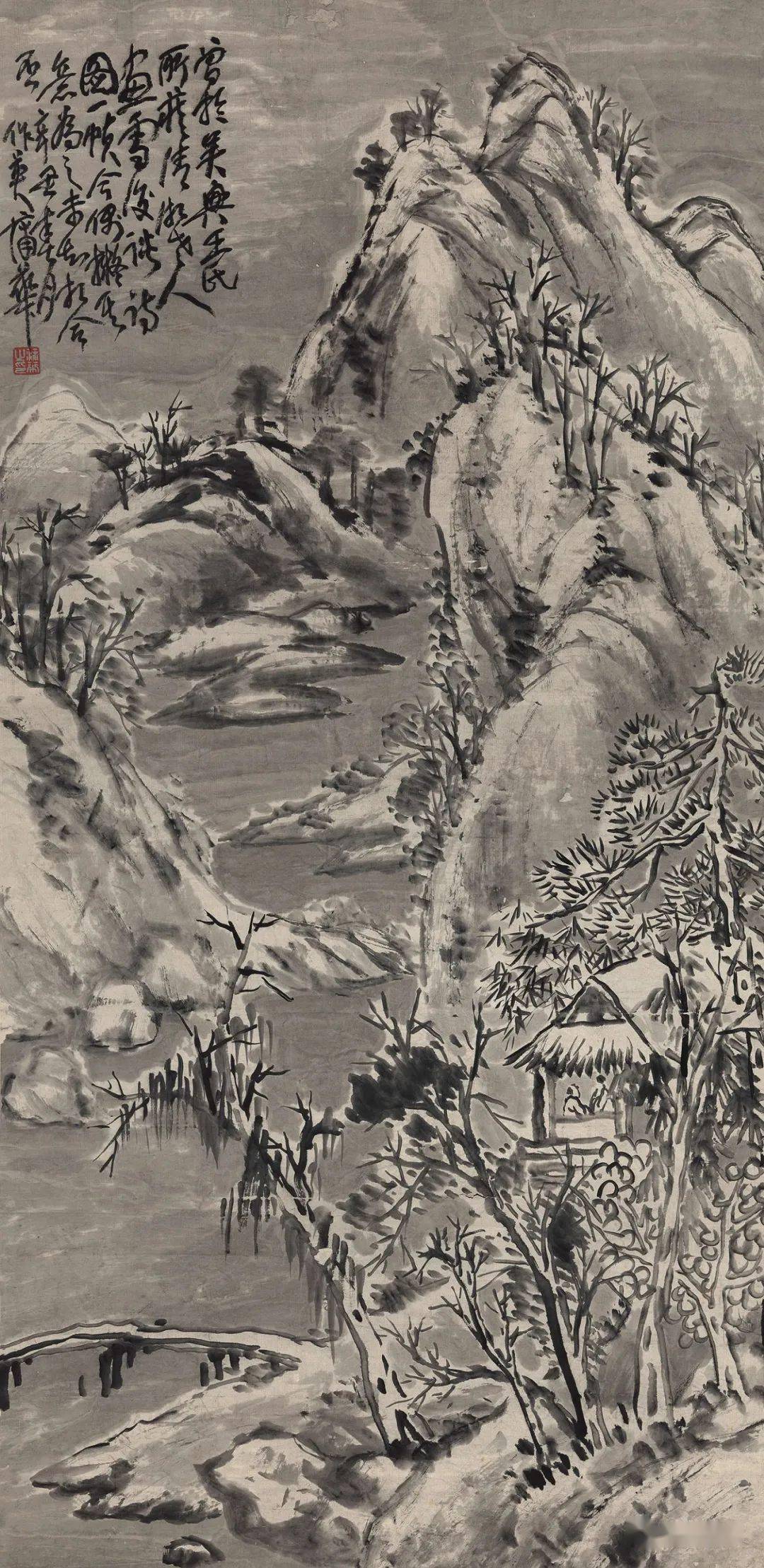 蒲华 笔下的山水：纵放恣肆，水墨淋漓 名人名家 第25张