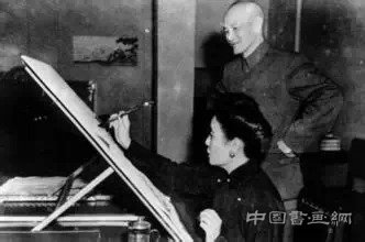 宋美龄的国画造诣及其山水画作欣赏 名人名家 第4张