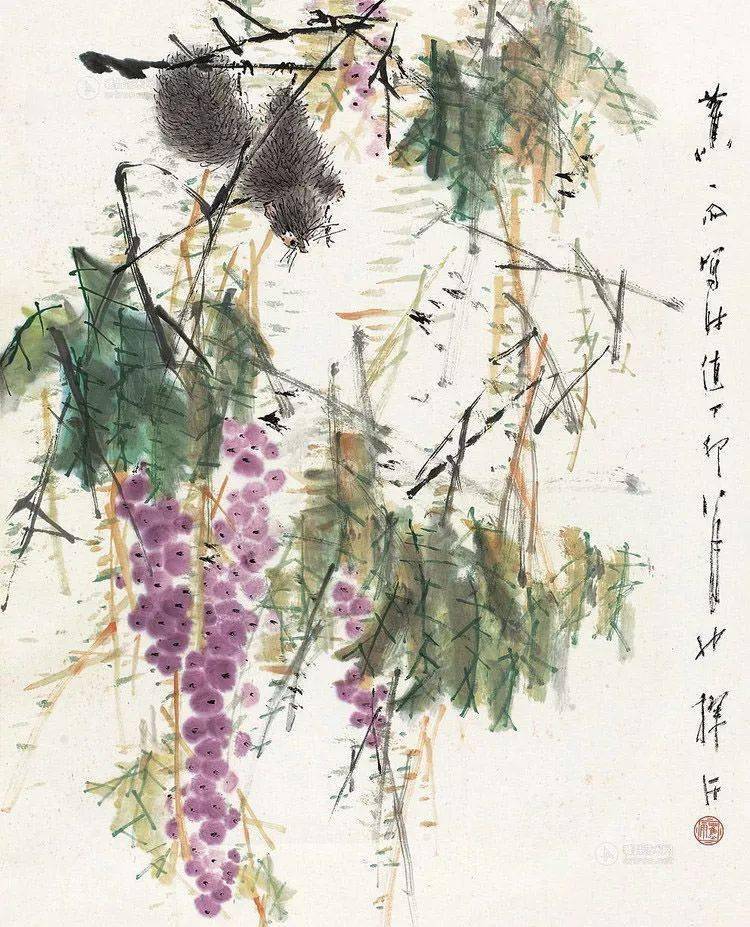 蕉雨：江寒汀大弟子，模仿虚谷出神入化 名人名家 第18张