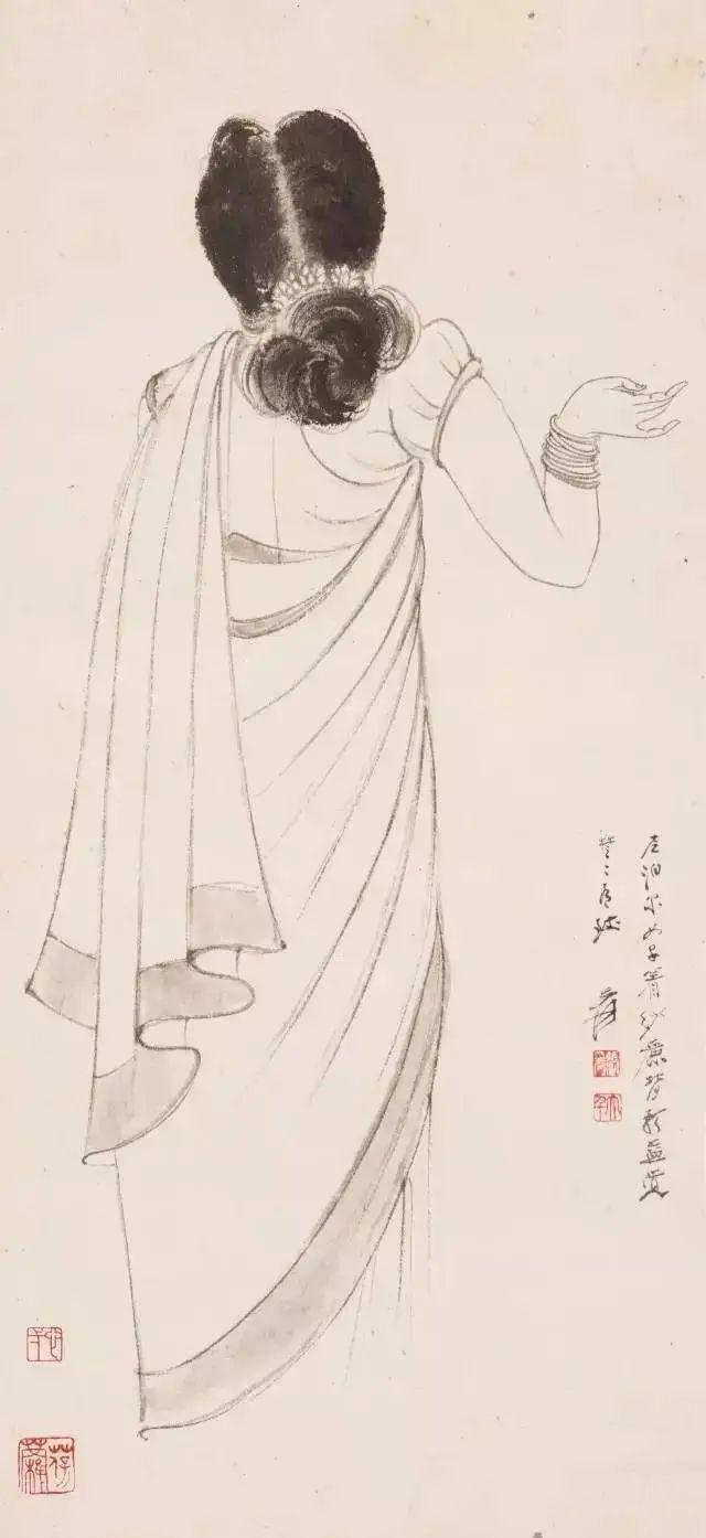张大千 : 画人物，要学相人术 名人名家 第5张