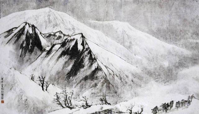 傅抱石——独创水景、雨景和抱石皴画法，山水画革新的又一巅峰 名人名家 第4张