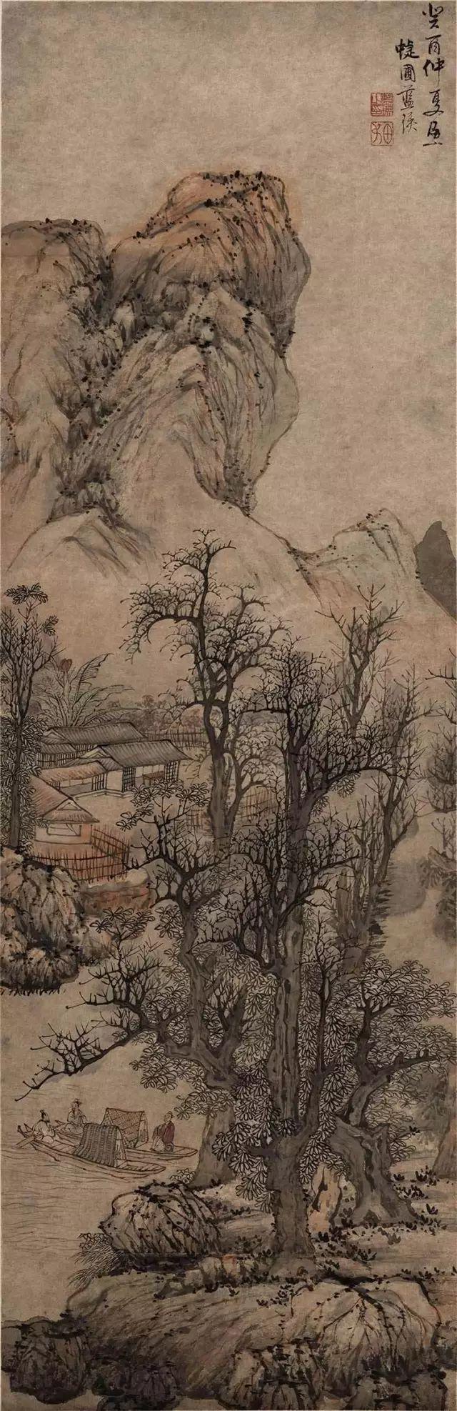 明代画家蓝瑛的精品山水集萃 名人名家 第85张