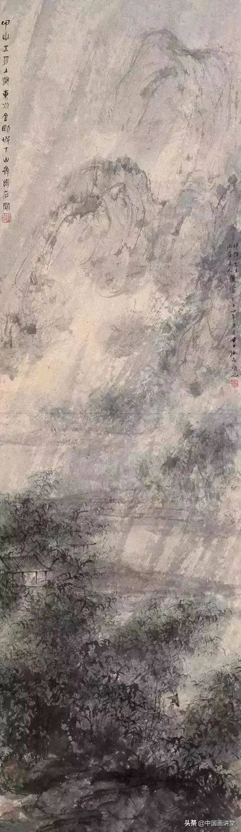 傅抱石的“散锋笔法”：如何让山水画动起来 名人名家 第7张