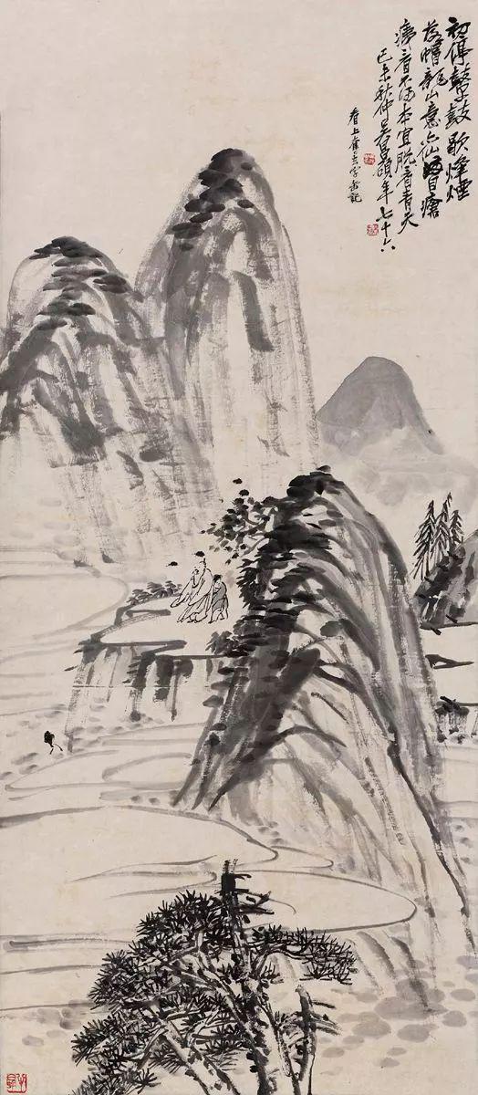 吴昌硕 燥中带润，润中带燥的笔道，很是让人佩服。 名人名家 第19张