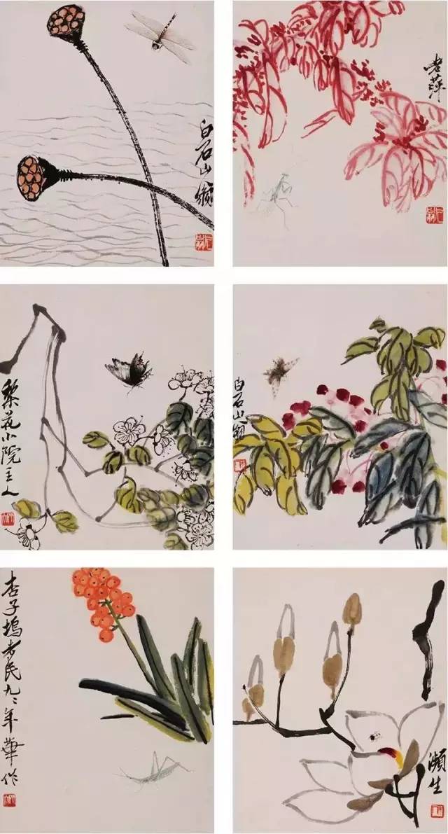 白石、张大千留下的神作，谁更牛？ 名人名家 第16张