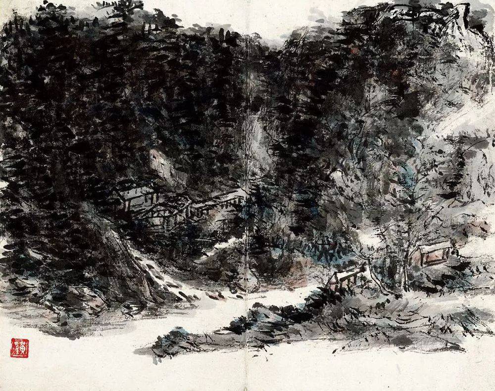 黄宾虹：蜀游峨眉山水册 名人名家 第10张