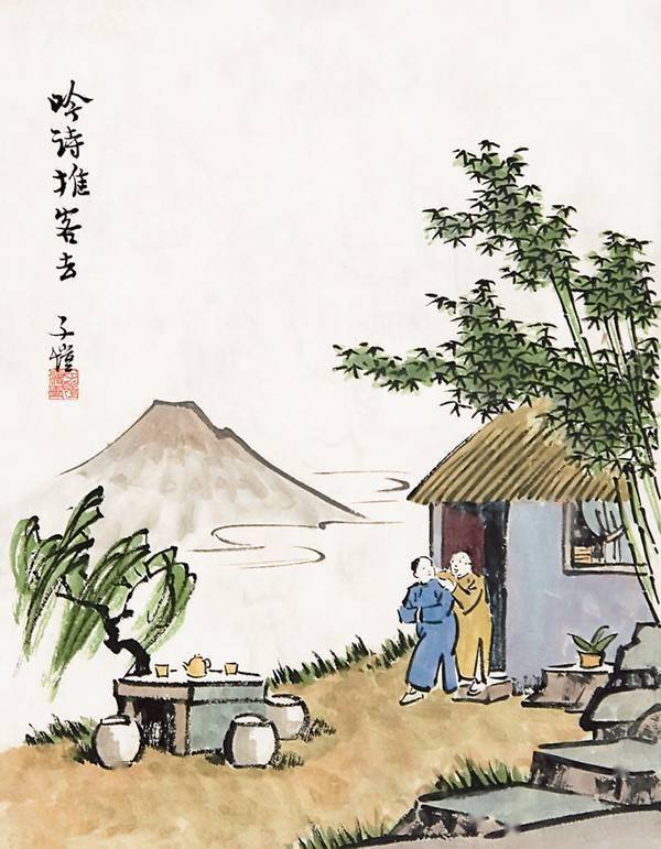 丰子恺：能称得上艺术的字画，都有弦外余音 名人名家 第7张