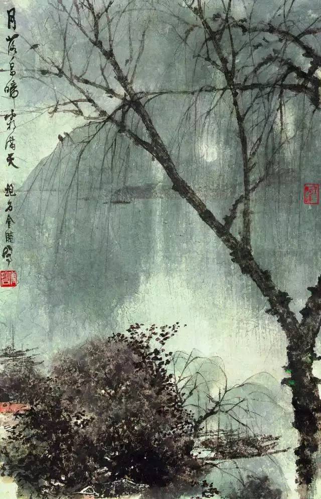 傅抱石——独创水景、雨景和抱石皴画法，山水画革新的又一巅峰 名人名家 第1张