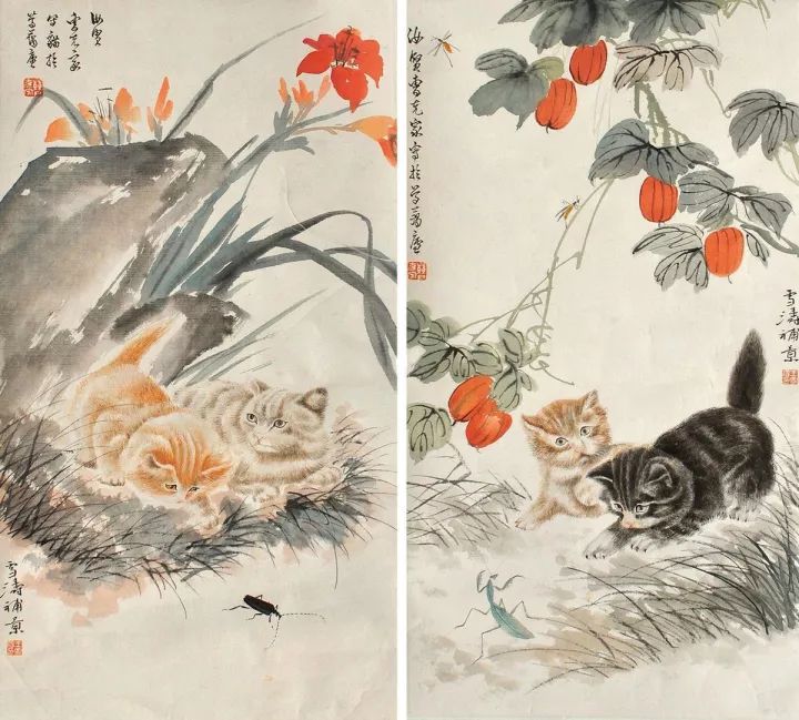 画猫一绝｜他笔下的猫们活泼精灵、人见人爱 名人名家 第55张