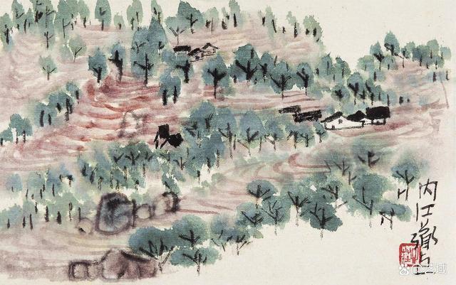 陈子庄山水画赏析 名人名家 第24张