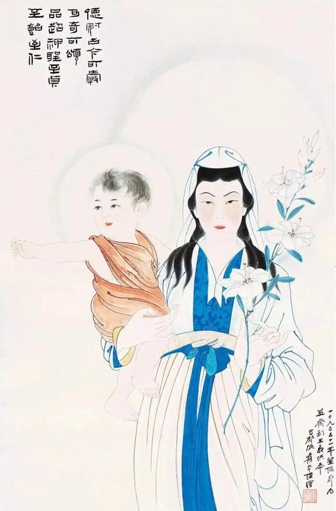 张大千 : 画人物，要学相人术 名人名家 第8张