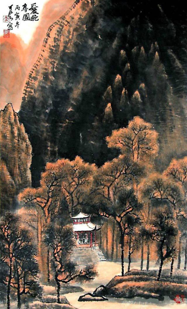 李可染笔下的绝美光影山水画 名人名家 第15张
