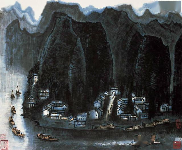 李可染笔下的绝美光影山水画 名人名家 第16张