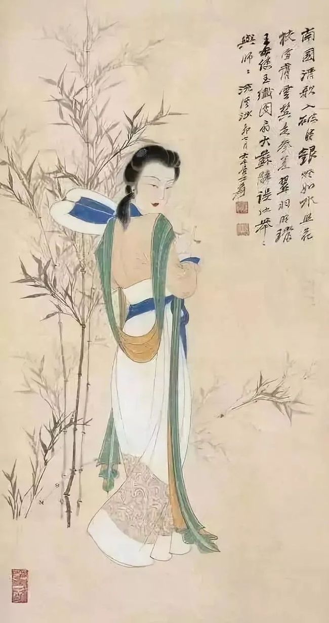 张大千：凡画，人物最上，山水次之 名人名家 第5张