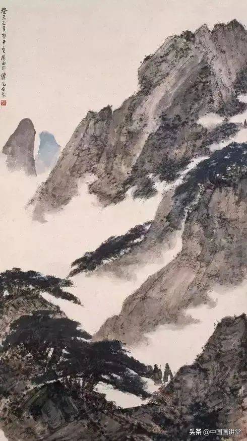 傅抱石的“散锋笔法”：如何让山水画动起来 名人名家 第2张