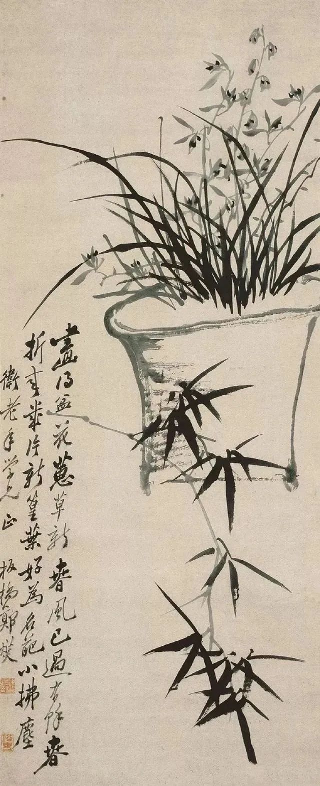 郑板桥画兰，画的是兰花之骨 名人名家 第4张