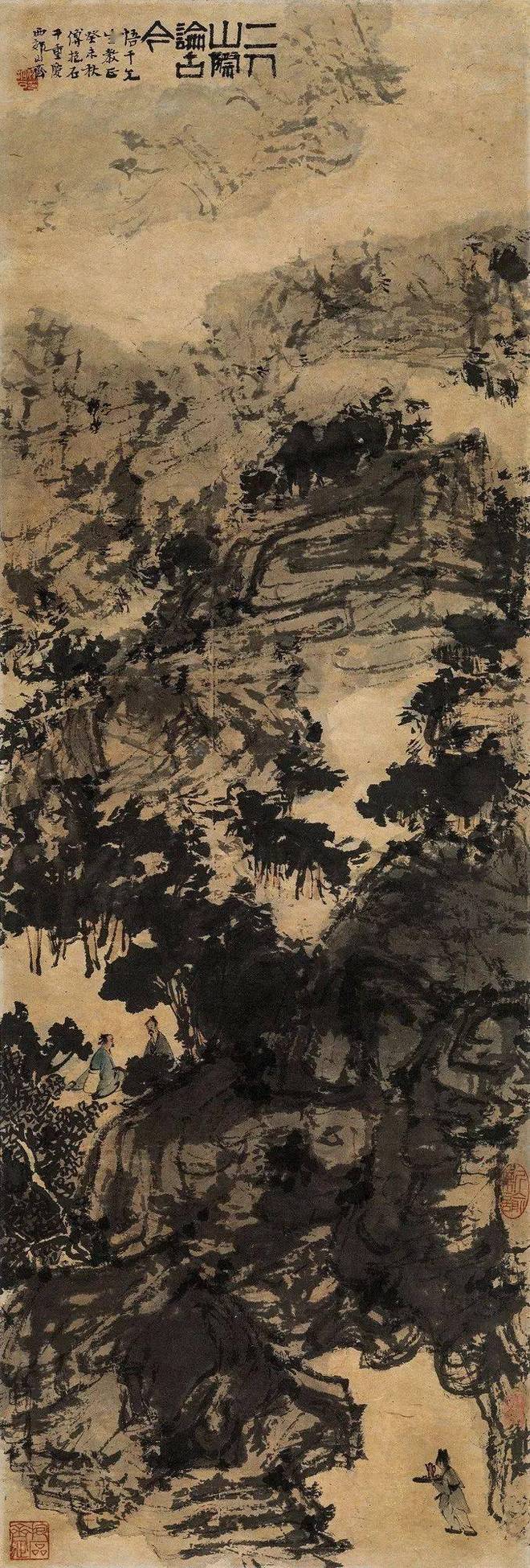 傅抱石——独创水景、雨景和抱石皴画法，山水画革新的又一巅峰 名人名家 第26张