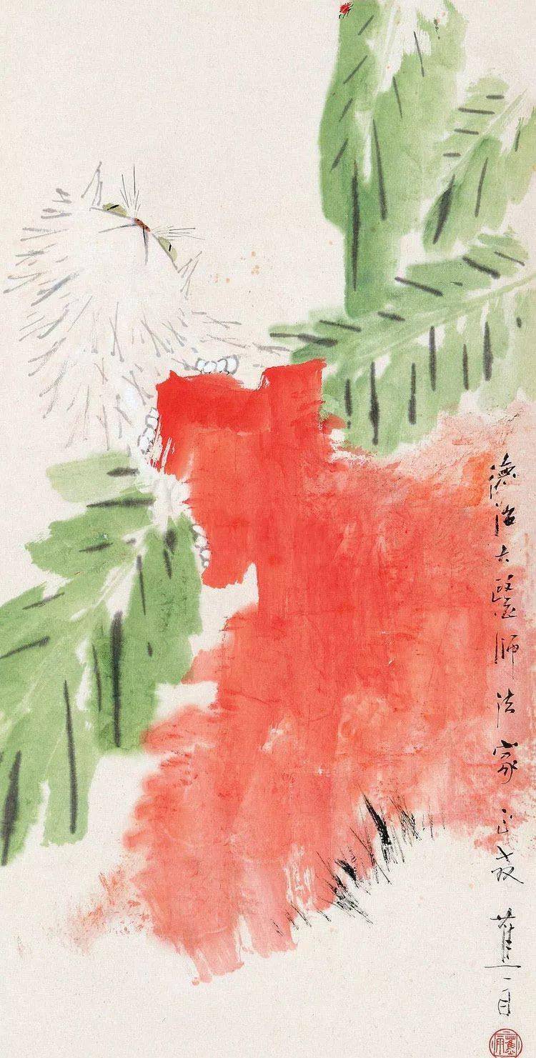 蕉雨：江寒汀大弟子，模仿虚谷出神入化 名人名家 第17张