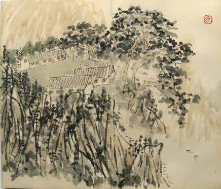 陈子庄的蜀山小景，令人醉心 名人名家 第6张