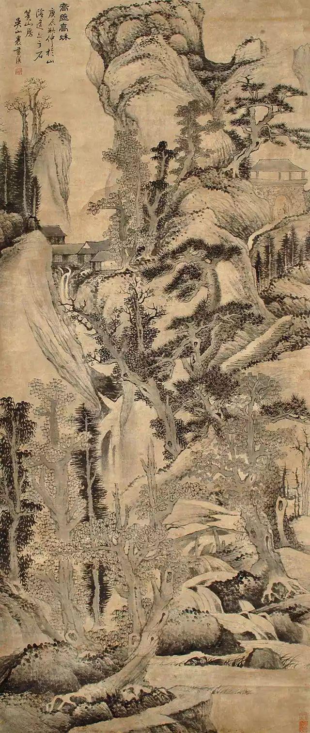 明代画家蓝瑛的精品山水集萃 名人名家 第86张