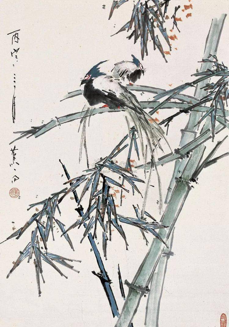 蕉雨：江寒汀大弟子，模仿虚谷出神入化 名人名家 第2张