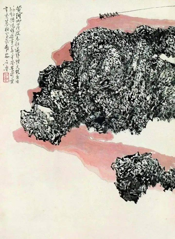 石鲁的红色山水，激情澎湃！ 名人名家 第16张