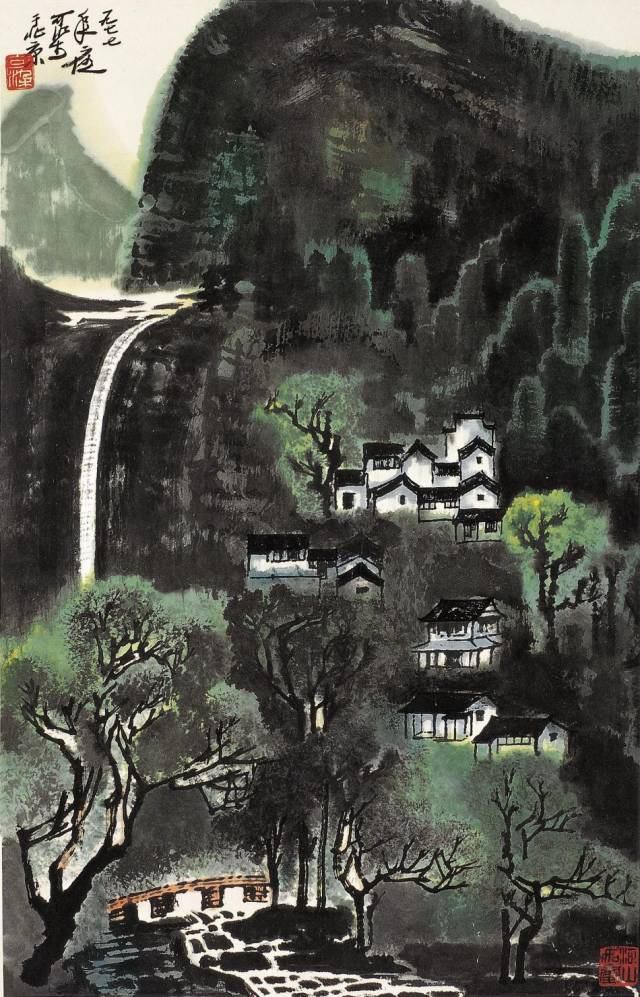李可染笔下的绝美光影山水画 名人名家 第38张