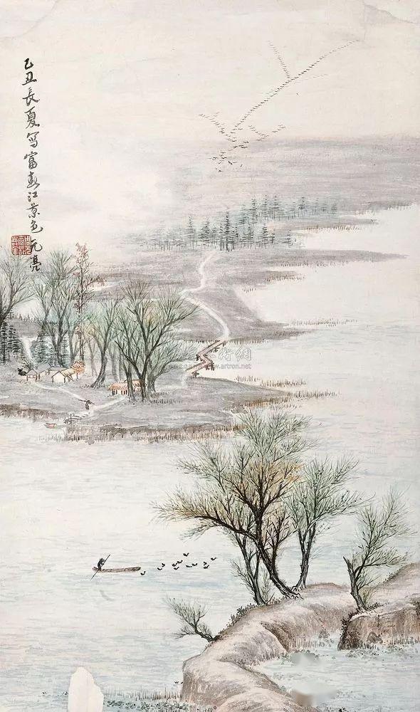 周元亮笔下的山水画，满满的生活气息 名人名家 第16张