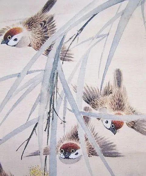 颜伯龙画笔下的麻雀 名人名家 第5张
