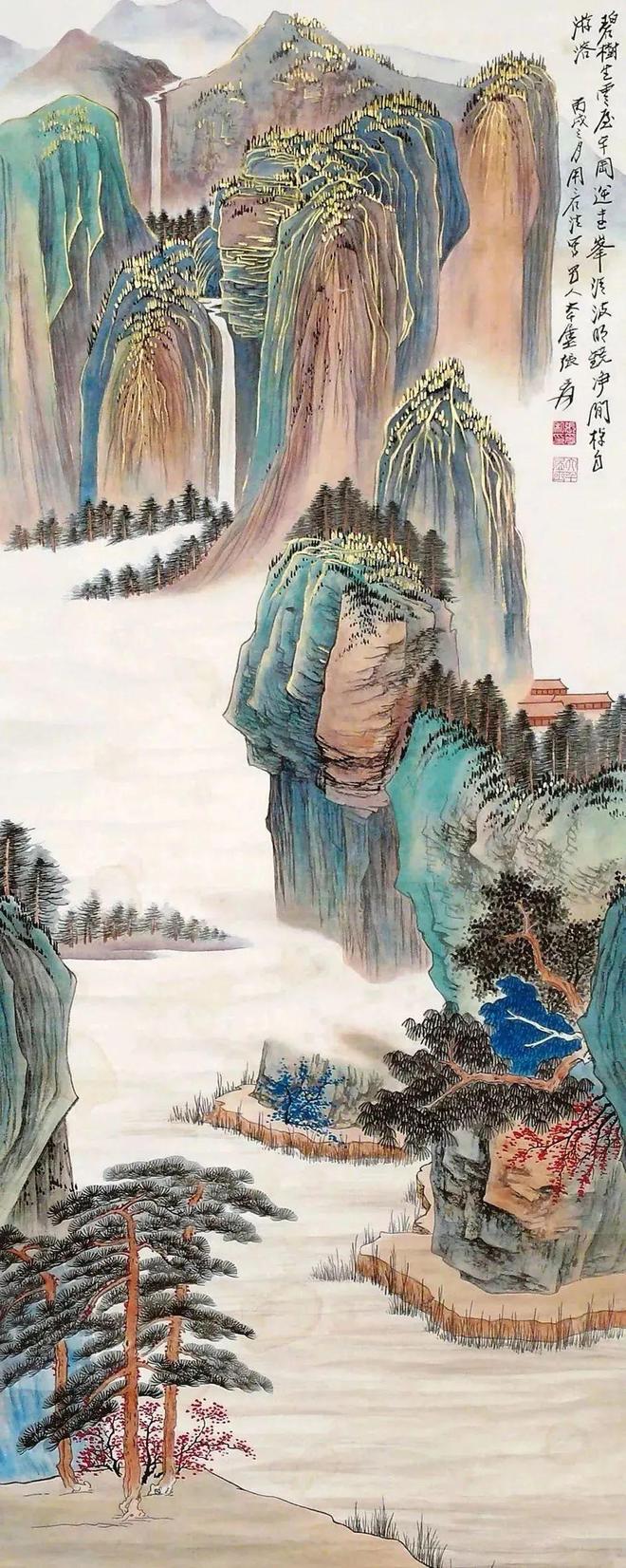 张大千山水画，这就叫境界！ 名人名家 第9张